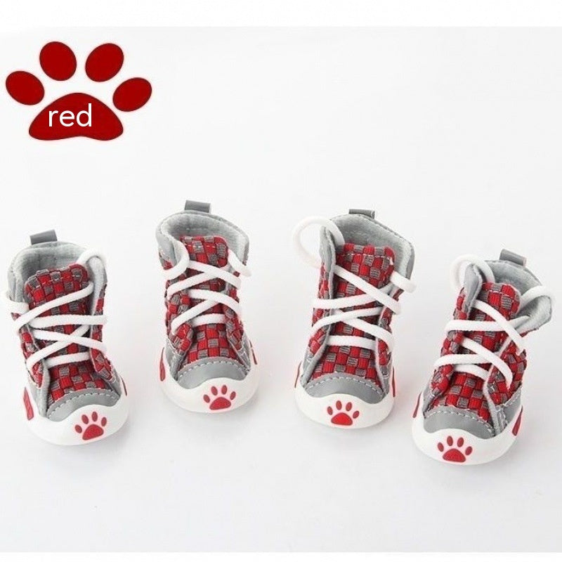Small and Warm Colorful Dog Shoes