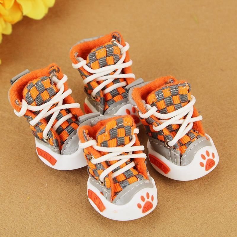 Small and Warm Colorful Dog Shoes