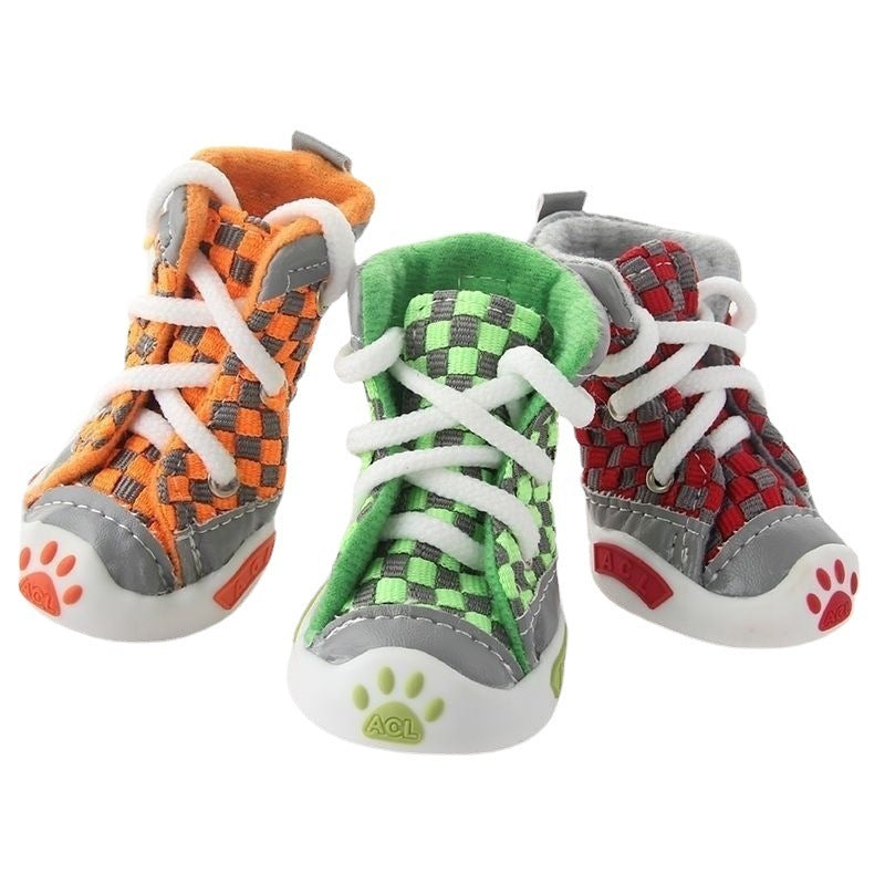 Small and Warm Colorful Dog Shoes