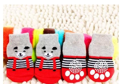 Pawkie Pet bear scratch socks