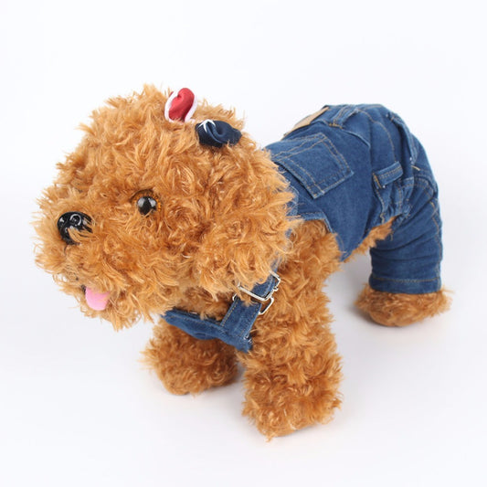 Cute Denim Set for FurBaby -Please do a twinning with Me my Hooman!!