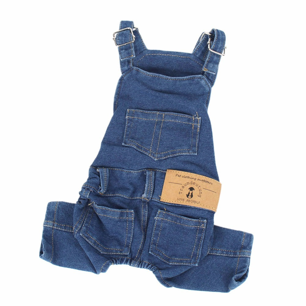Cute Denim Set for FurBaby -Please do a twinning with Me my Hooman!!