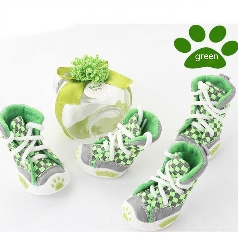 Small and Warm Colorful Dog Shoes