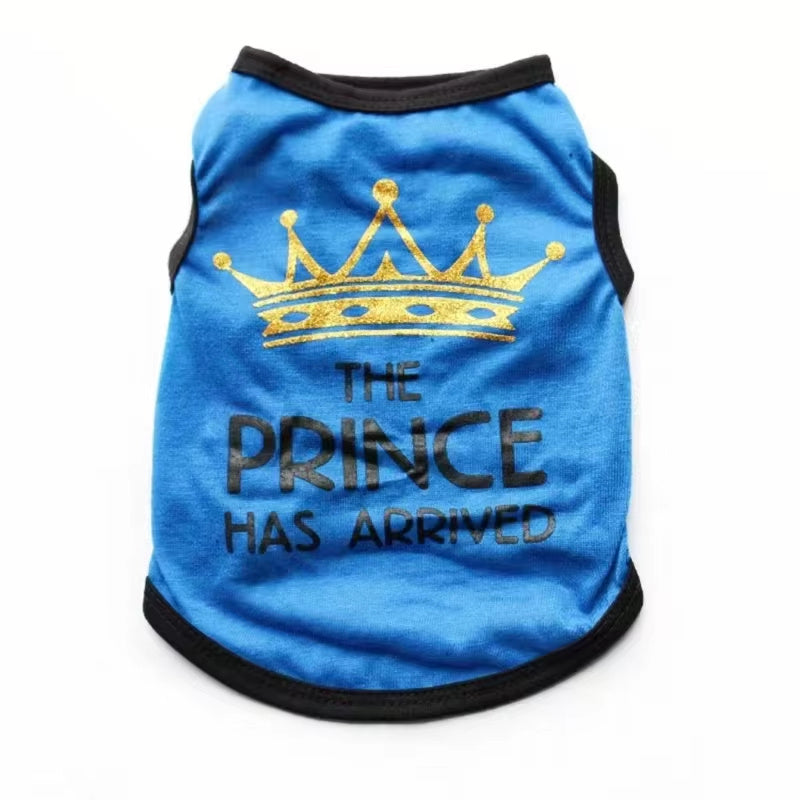 Prince and Princess Puppy Spring And Summer Breathable Vest