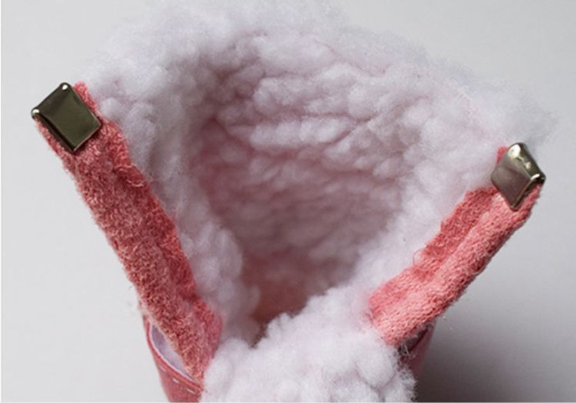 Thick Warm Wool Pet Shoes for Winter Season