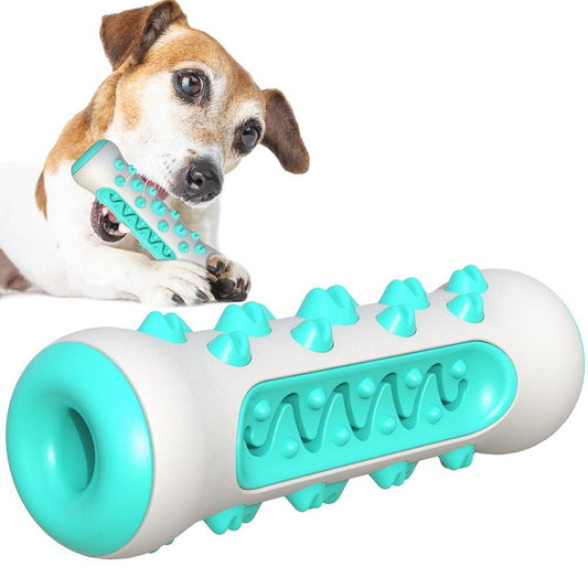 Dog Squeaky Toys For Aggressive Chewers: Nearly Indestructible Rubber Toys For Pet Training, Teeth Cleaning, Playing And Chewing For Medium & Large Breeds