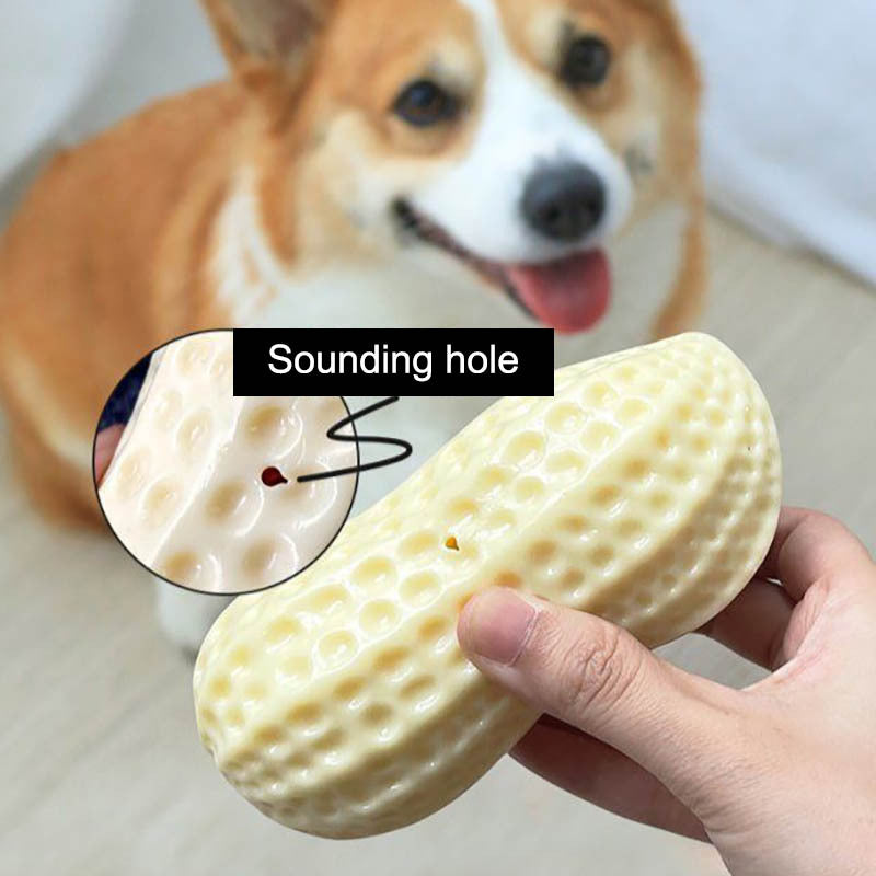 Funny Pet Dog Squeaky Peanut Toy For Small-Middle sized Dogs