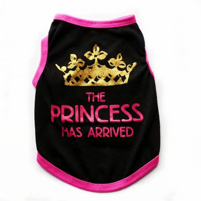 Prince and Princess Puppy Spring And Summer Breathable Vest