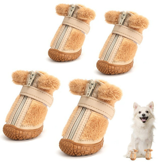Cute Anti-slip Dog Shoes For Outdoor Walking