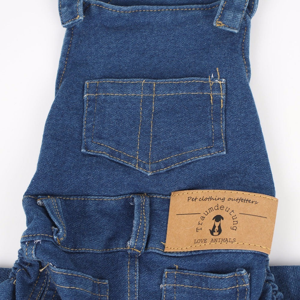 Cute Denim Set for FurBaby -Please do a twinning with Me my Hooman!!