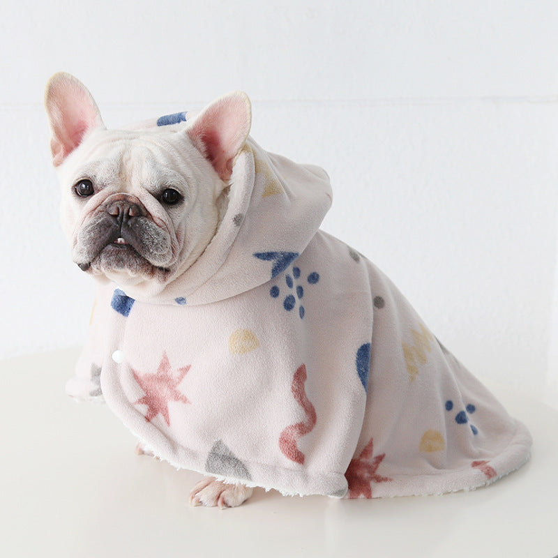 Cutest Thickened Fleece-lined Pet Shawl