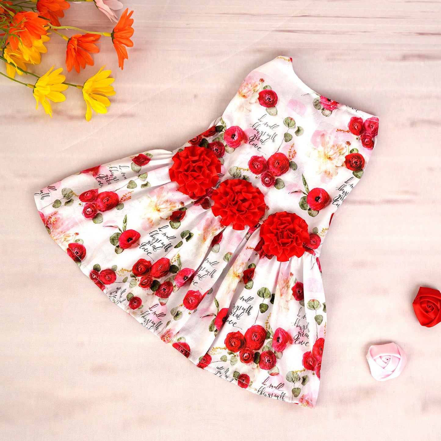 Creative and Cute Printed Dogs And Cats Skirt