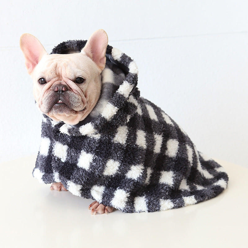 Cutest Thickened Fleece-lined Pet Shawl