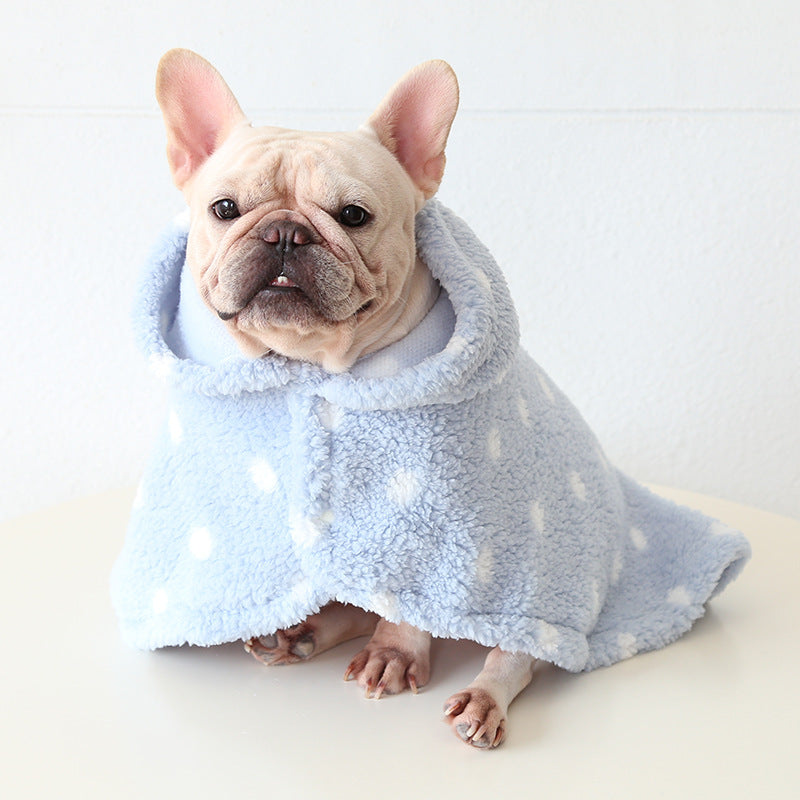 Cutest Thickened Fleece-lined Pet Shawl