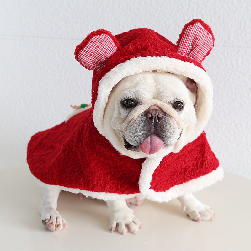 Cutest Thickened Fleece-lined Pet Shawl
