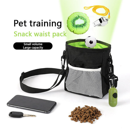 Dog Treat Pouch For Training Small To Large Dogs. Dog Treat Bag With Waist Belt Shoulder Strap Poop Bag Dispenser