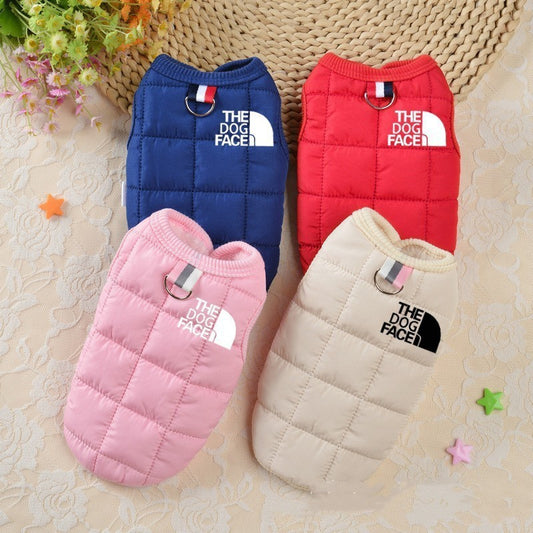 The Dog Face Fleece-lined Pet Dog Clothing