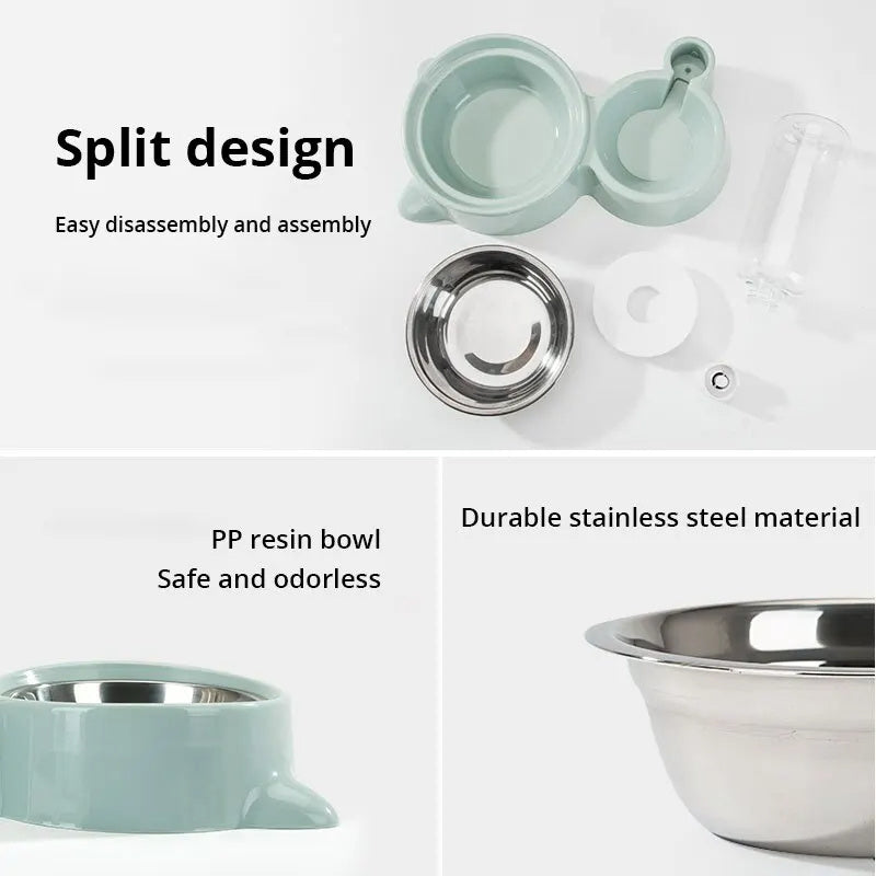 Automatic Food Water Feeder Container For Cats and Dogs
